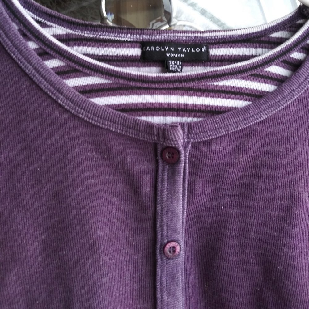💜 Connected Layer Button-Down 💜 - Picture 2 of 5